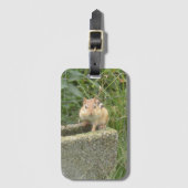 Cute Chipmunk Bagagelabel (Voorkant (verticaal))