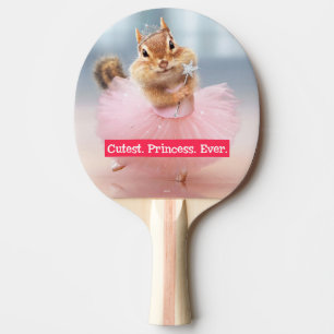 Cute Chipmunk Ballerina in tutu bij Dance Studio Tafeltennisbatje