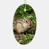 Cute Chipmunk Keramisch Ornament (Rechts)