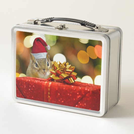 Cute Chipmunk Merry Kerstmis (Voorkant)