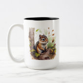 Cute Chipmunk Mok (Links)