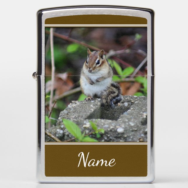 Cute Chipmunk Personalized Animal (Voorkant)