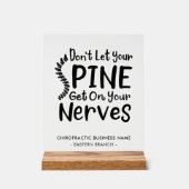 Cute Chiropractic Nom commercial et bureau (Recto)