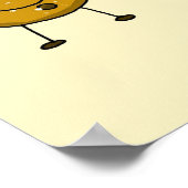 Cute chocolade chip koekjes beseft poster (Hoek)