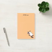 Cute chocolade point Siamese cat Post-it® Notes (Kantoor)