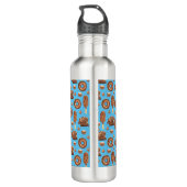 Cute Chocolate Ice Cream Donuts Monogram Waterfles (Achterkant)