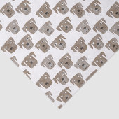 Cute Chocolate Labrador Retriever Dog Tissuepapier (Detail)