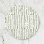 Cute Chomp Alligator in Swamp Any Age Birthday Bedankjes Labels (Achterkant)