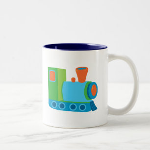 Cute Choo Choo Train Tweekleurige Koffiemok