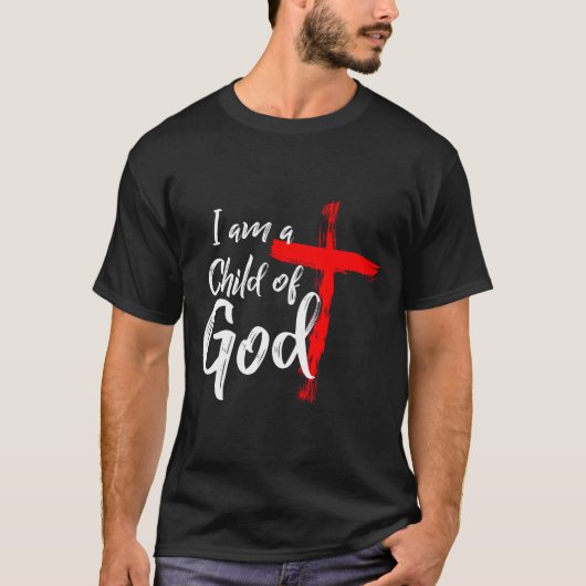 Cute Christian Salvation Quote Gift I Am A Child O T-shirt (Voorkant)