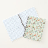 Cute Christmas Animals Seamless Pattern Notitieboek (Binnen)