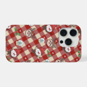 Cute Christmas Characters Phone Case  (Verso Horizontal)