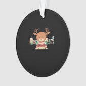 Cute Christmas Deer Minimal Design (devant)