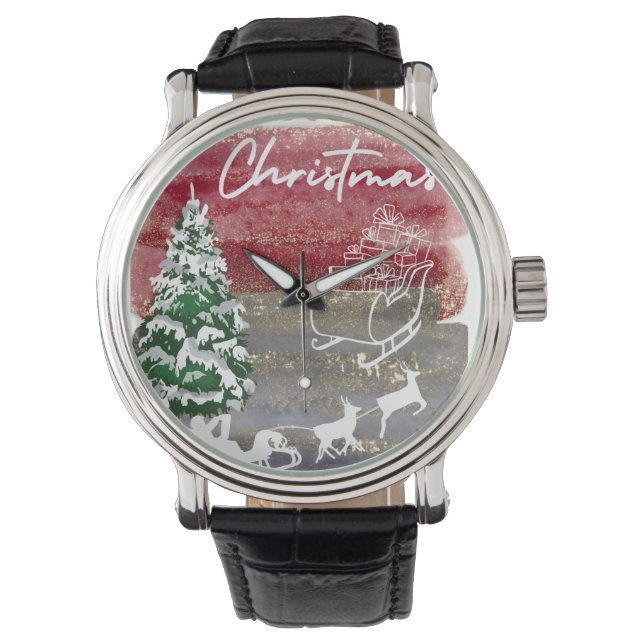 Cute Christmas Gift  Horloge (Voorkant)