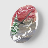 Cute Christmas Gift Ronde Klok (Hoek)