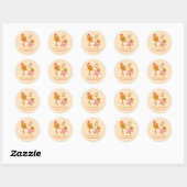 Cute Christmas Gingerbread Personalized Sticker (Feuille)