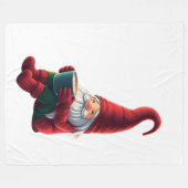 Cute Christmas gnome Fleece Deken (Voorkant (Horizontaal))