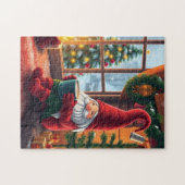 Cute Christmas gnome Legpuzzel (Horizontaal)