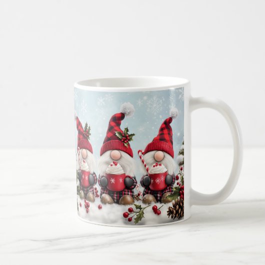 Cute Christmas Gnome Mug  Koffiemok (Rechts)