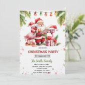 Cute christmas in july invitation (Debout devant)