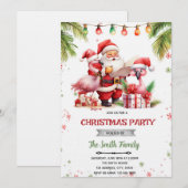 Cute christmas in july invitation (Devant / Derrière)