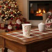 Cute Christmas Llama  Papieren Bekers