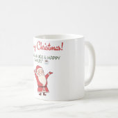 Cute Christmas Mug – Merry Christmas | Warm Hugs & (Devant droit)