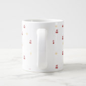 “Cute Christmas Mug with Red Bow Wreath" (Dos)