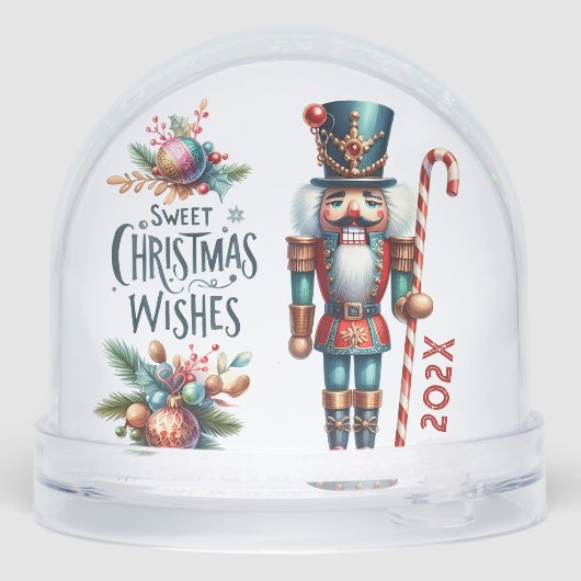 Cute Christmas Nutcracker  Snow Globes (Arrière)