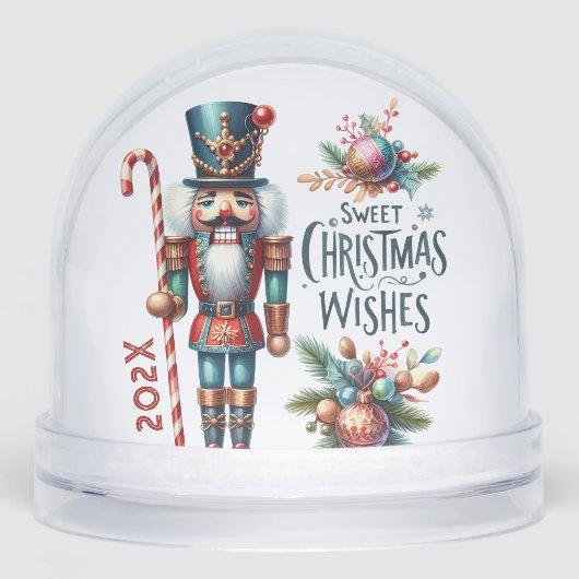 Cute Christmas Nutcracker  Snow Globes Sneeuwbol (Voorkant)