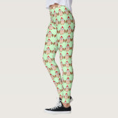 Cute Christmas Owl Leggings (Gauche)