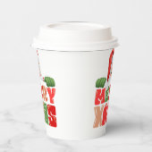 Cute Christmas Papieren Bekers (Links)