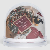 Cute Christmas penguin pregnancy announcement  (Avant)