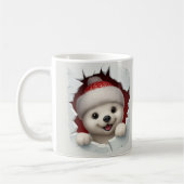 Cute Christmas Polar Bear Mug (Gauche)