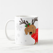 Cute Christmas Pup Koffiemok (Links)