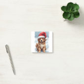Cute Christmas Puppy  Post-it® Notes (Kantoor)