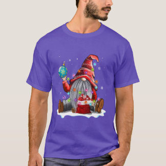 Cute Christmas Red Gnome Santa Light Shirt Gnomes