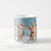 Cute Christmas Reindeer Mug – Cozy Holiday Mug  (Centre)