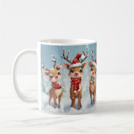 Cute Christmas Reindeer Mug – Cozy Holiday Mug  Koffiemok