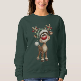 Cute Christmas Reindeer Sweatshirt