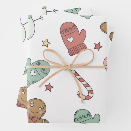 Cute Christmas Seamless Pattern Wrapping Paper – G (In situ)