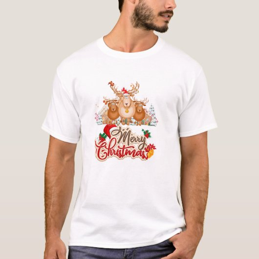 “Cute Christmas Shirt – Holiday Aesthetic Tee” (Voorkant)