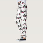 Cute Christmas Snowman Leggings (Gauche)