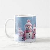 Cute Christmas Snowman Mug | Cozy Winter Mug  (Gauche)
