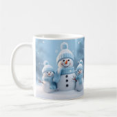 Cute Christmas Snowman Mug | Cozy Winter Mug (Gauche)