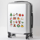 Cute Christmas Sticker Bomb Phone Case | Holiday P (Sur valise)