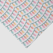 Cute Christmas Tree Lights Abstract Pattern Tissuepapier (Detail)