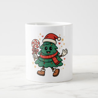 Cute Christmas Tree Mug - Festive Holiday Design