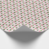 Cute Christmas Tree Pattern - Wrapping Paper Roll Cadeaupapier (Hoek)