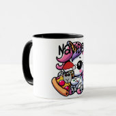 Cute Christmas Unicorn Mug – “Navidad” Holiday Cof (Devant gauche)